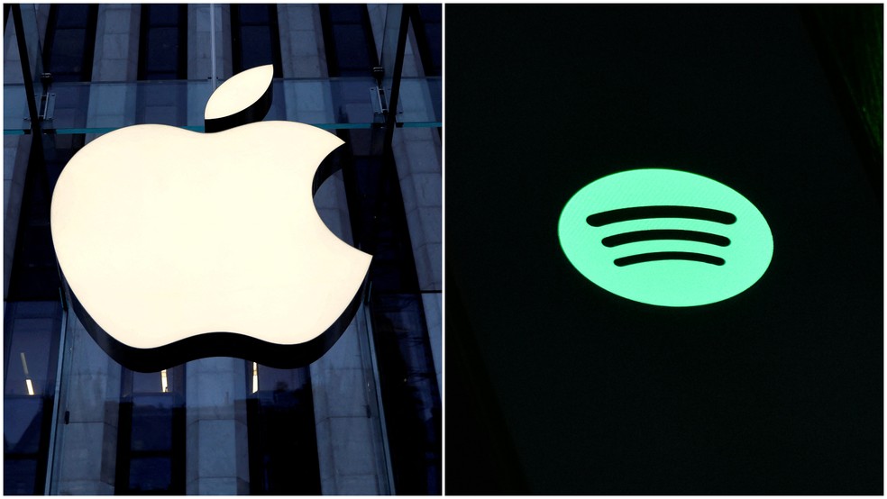 Em 'briga' com Spotify, Apple é multada em 1,8 bi de euros na União Europeia — Foto: Reprodução