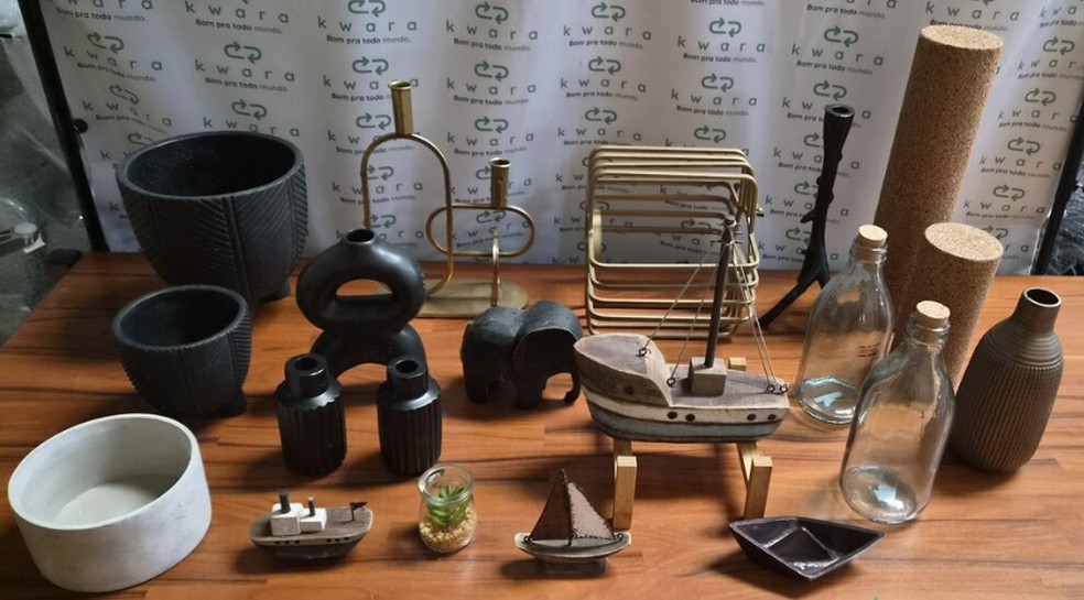 Lote com itens de decoração pode ser adquirido por um valor inicial de R$ 6.230. — Foto: Divulgação/Kwara