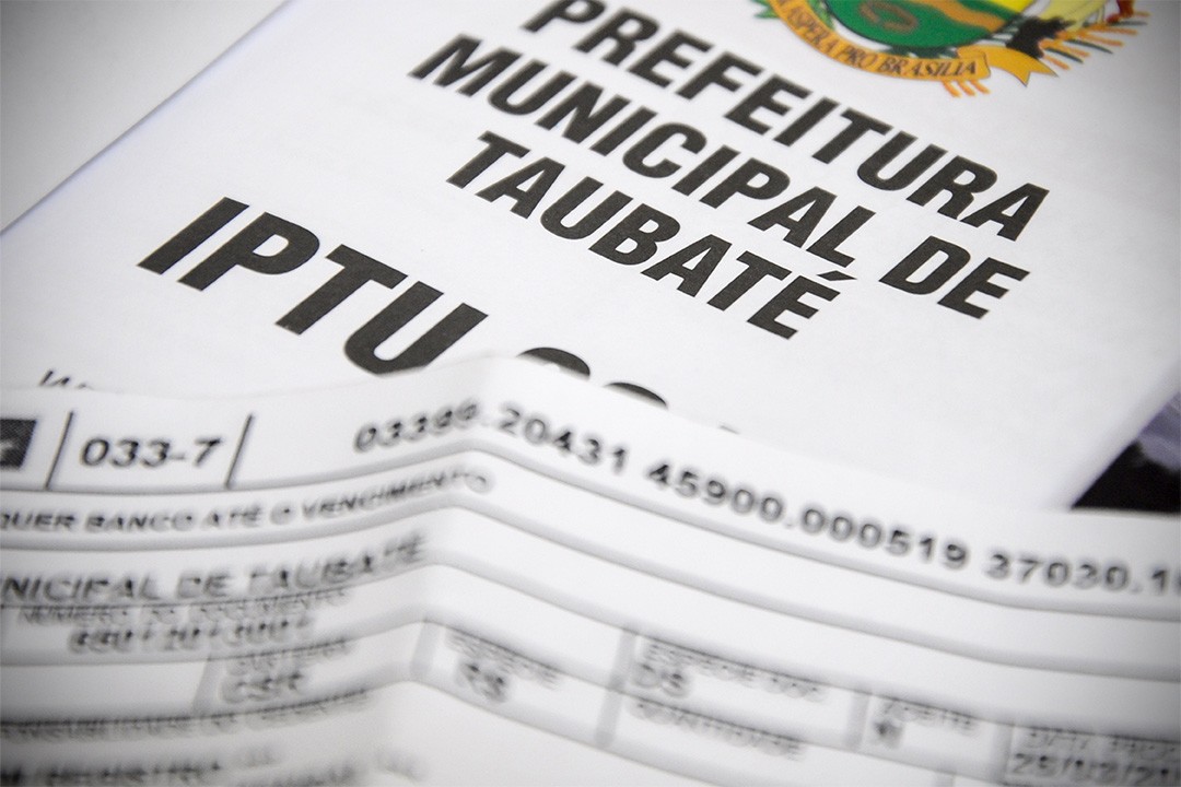 Vence nesta quinta-feira (28) prazo para pagamento da primeira parcela e cota única com desconto do IPTU de Taubaté; confira