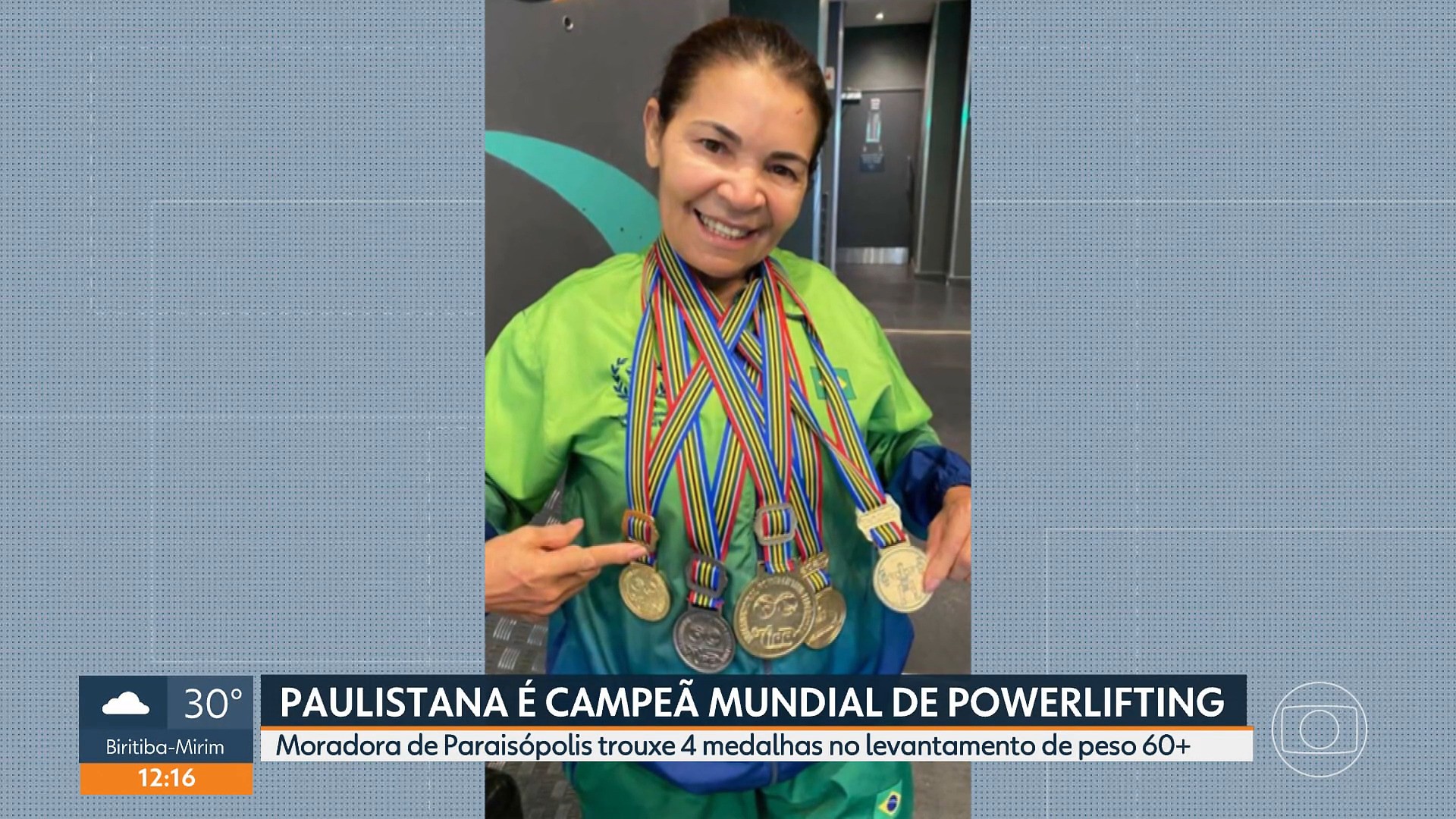 Moradora de Paraisópolis é campeã mundial de levantamento de peso 60+
