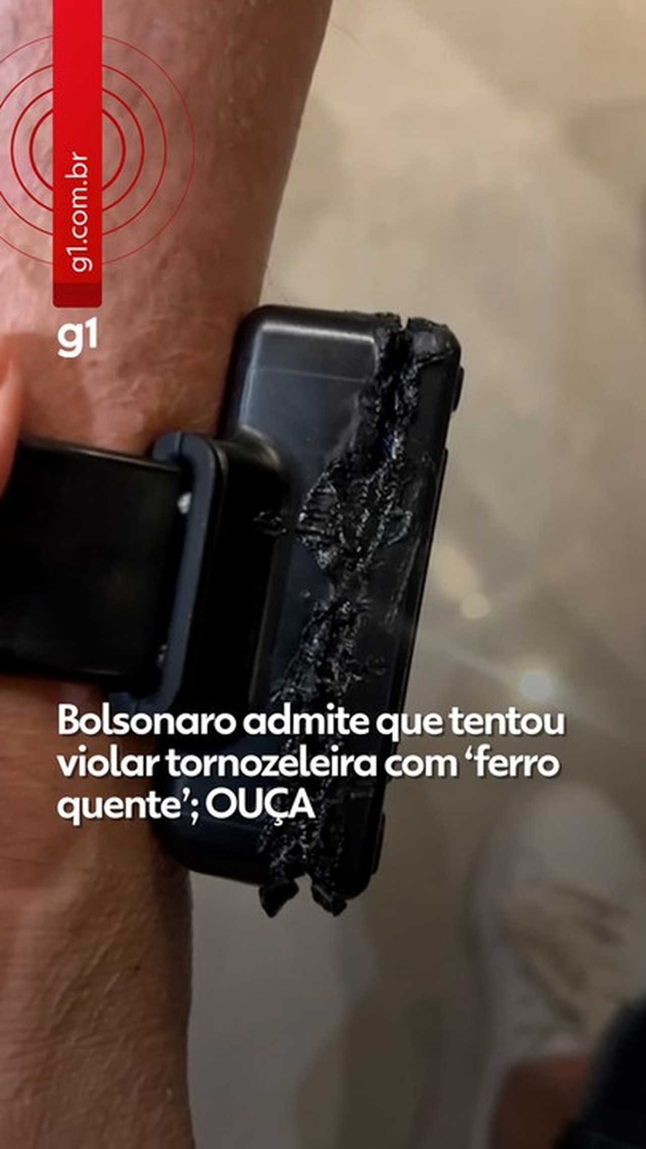 Tornozeleira impediria Bolsonaro de chegar perto de embaixadas