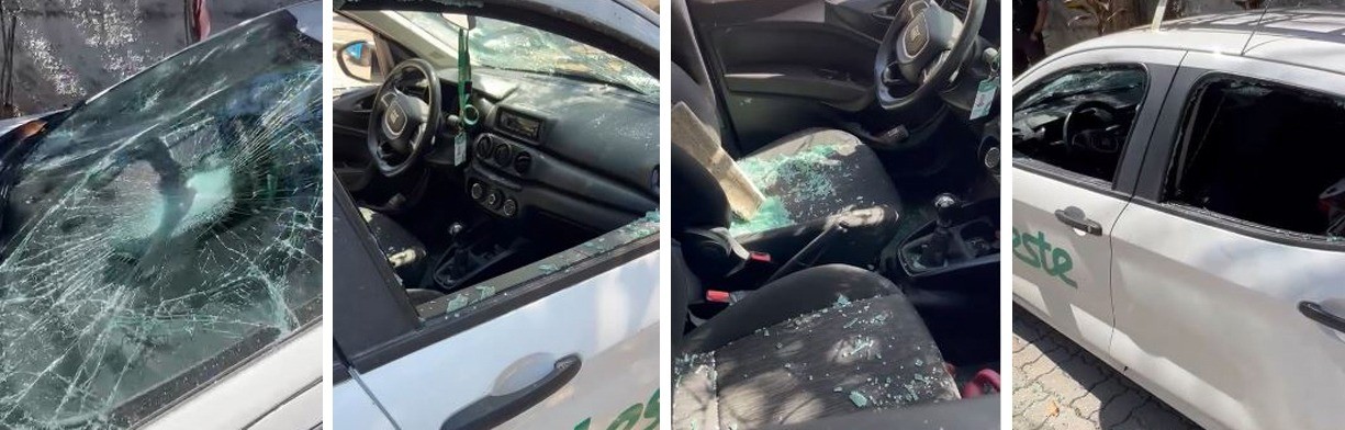 Bandidos Destroem Carro de Empresa de Internet em Niterói; CompanHia relata ultrapassa intimidações | Rio de Janeiro