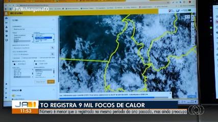 Tocantins registra 9 mil focos de calor