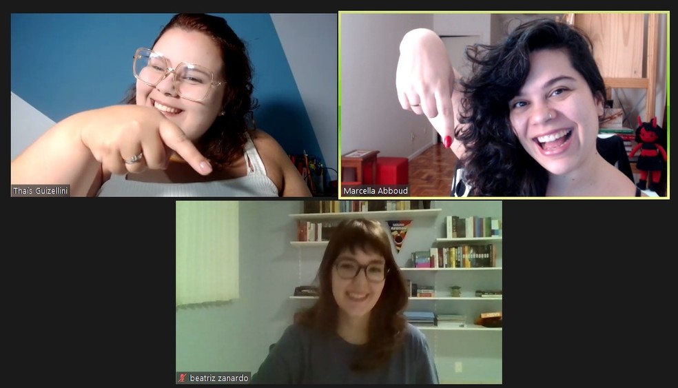 Marcella Abboud e Thas Guizellini foram professoras da jovem e peas fundamentais para que ela pudesse manter sua sade mental intacta em meio a rotina exaustiva de estudos e as preocupaes com o pai.   Foto: Arquivo pessoal