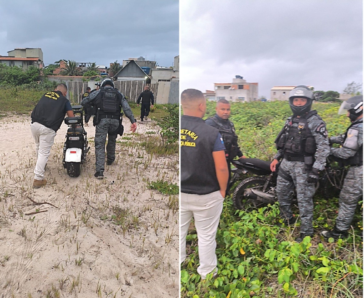 Adolescente é detido após roubar moto em sinal próximo à delegacia de Cabo Frio