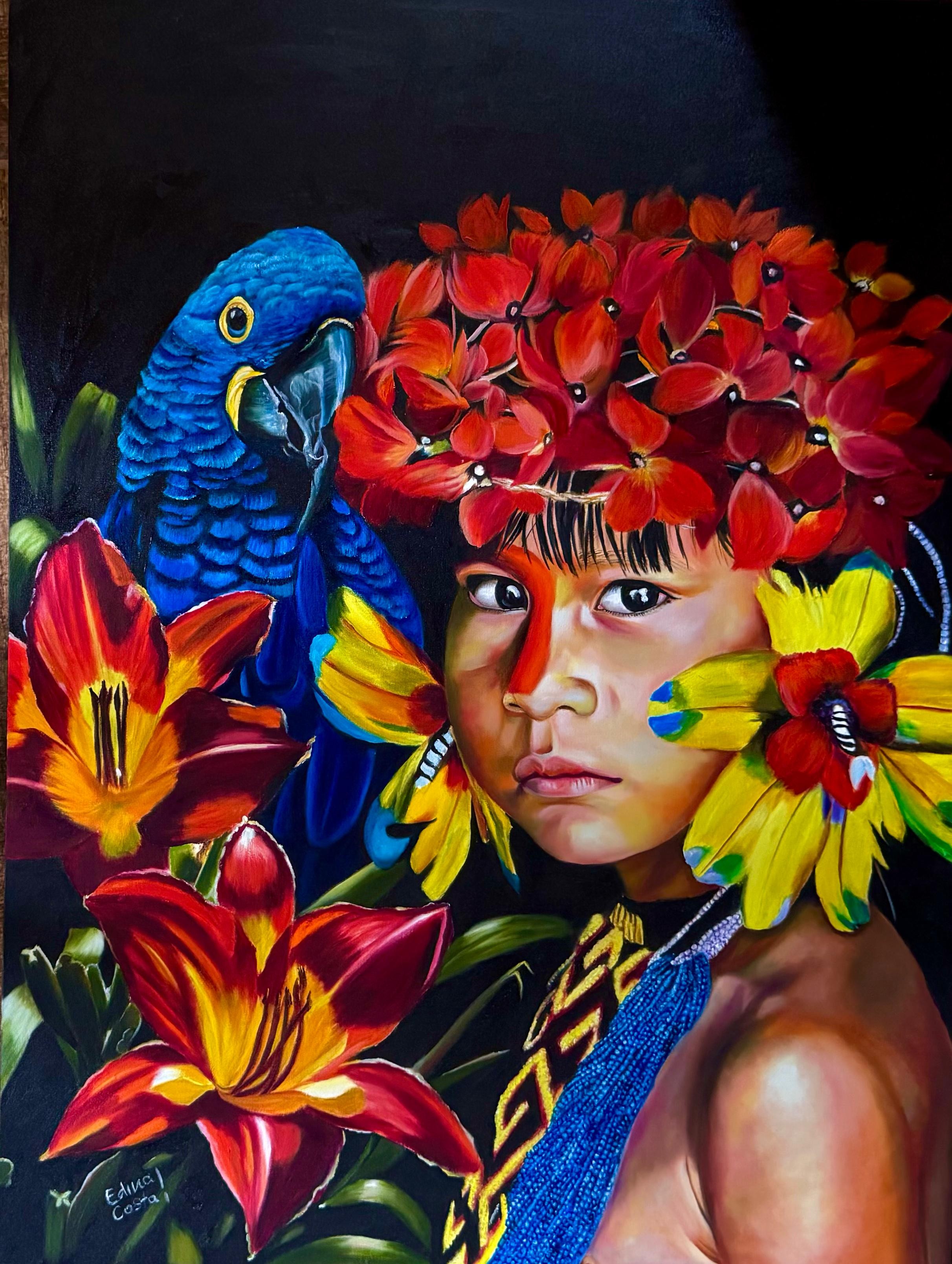 Obras de Edina Costa selecionadas para exposição em Nova York — Foto: Reprodução/redes sociais