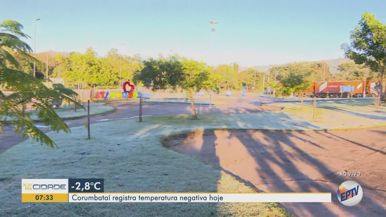 Frio e geada: Corumbataí registra -2,8°C e Itirapina -2,3°C nesta quarta-feira