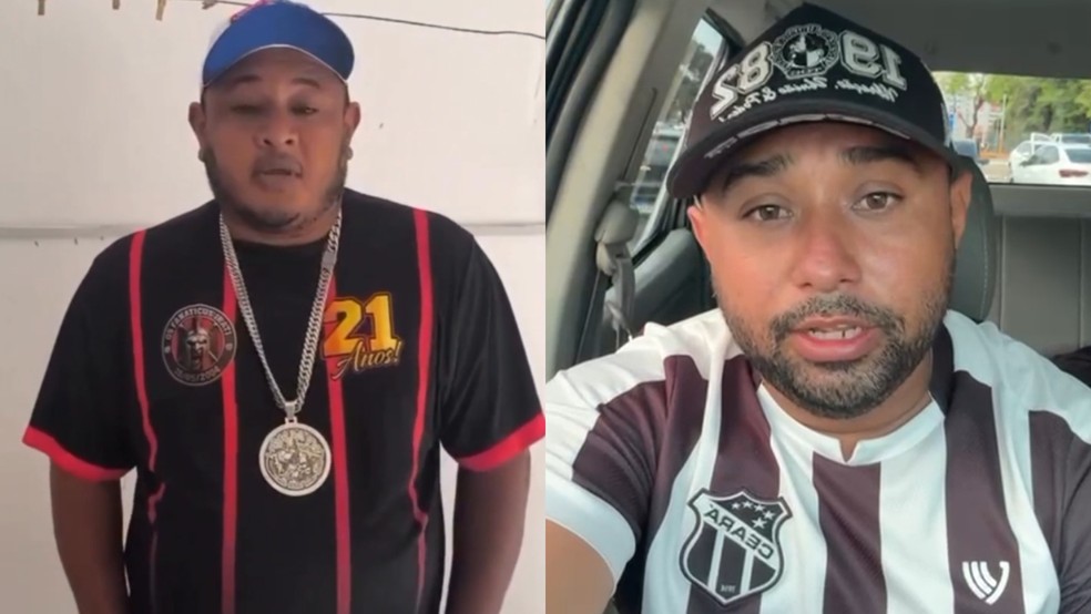 MP investiga ordem de facção proibindo brigas de torcidas após saídas de líderes de organizadas no Ceará. — Foto: Reprodução