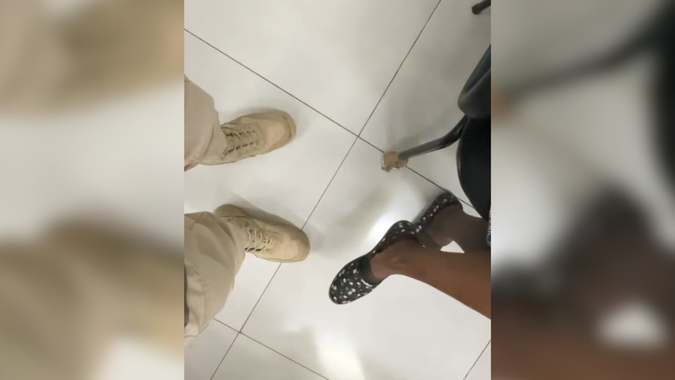 Idosa foi encontrada em Rio Preto (SP) após sair de casa em Bady Bassitt (SP) — Foto: Polícia Rodoviária Federal/Divulgação