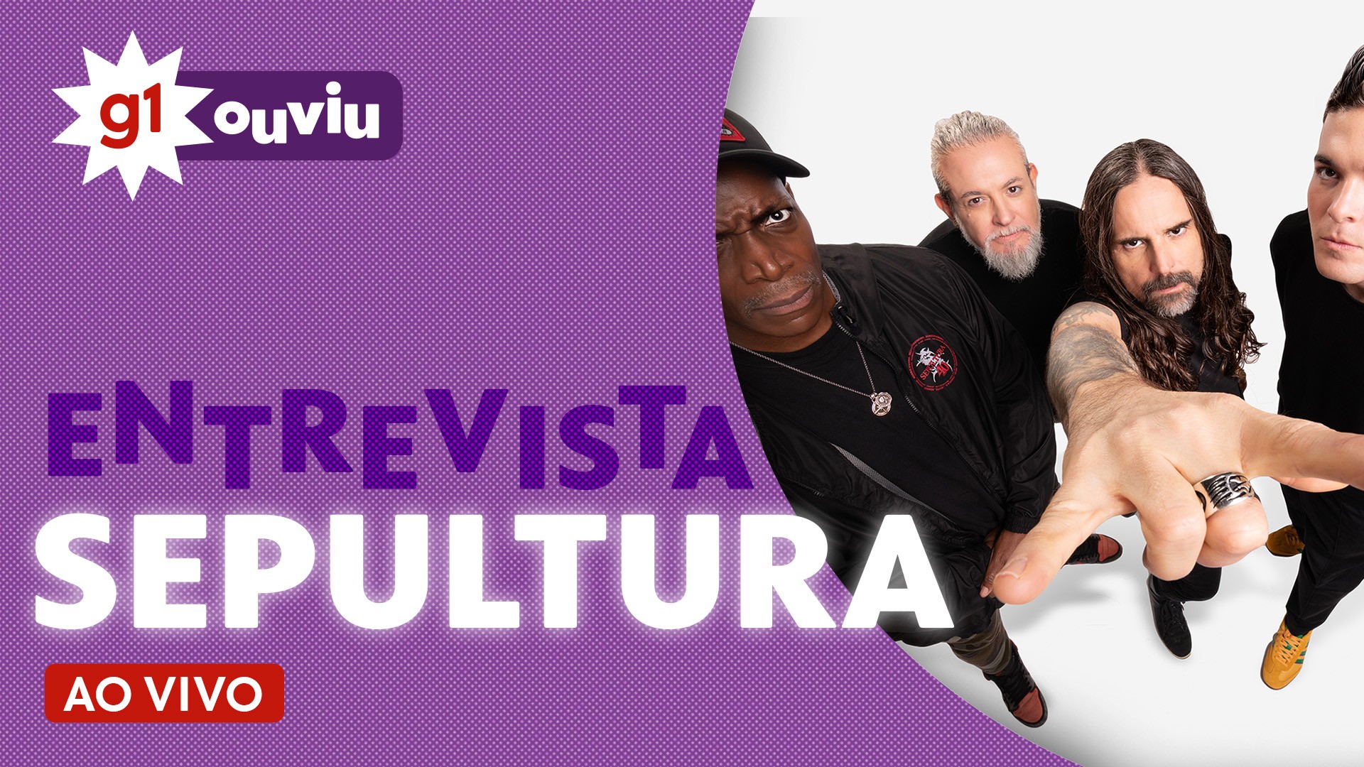 Sepultura é entrevistada no g1 Ouviu ao vivo desta terça-feira (25)