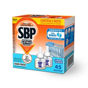 Refil para repelente eltrico SBP 2 unidades de 35 ml