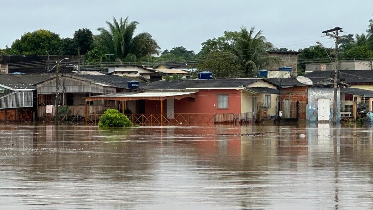 Nível Do Rio Acre Segue Em Alta E Marca 1674 Em Rio Branco 19 Mil Pessoas Estão Desabrigadas 