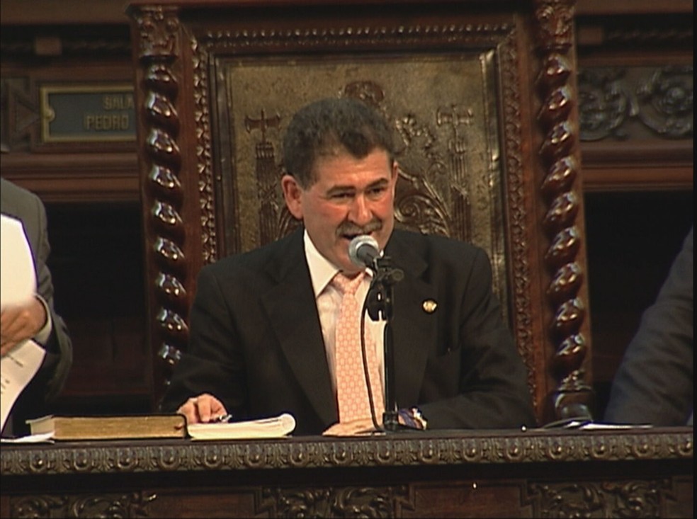 Paulo Melo presidiu a Alerj entre 2011 e 2015 — Foto: Reprodução/TV Globo