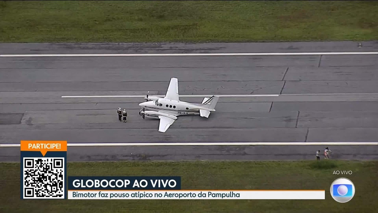 VÍDEO: avião tomba durante pouso no Aeroporto da Pampulha, em BH