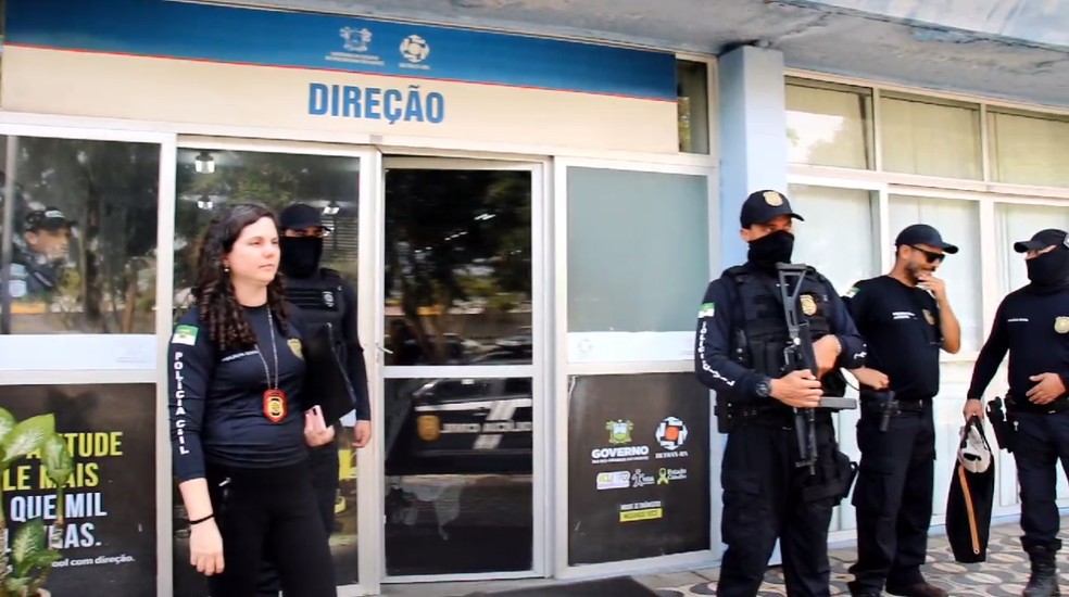 Operação da Polícia Civil no Detran — Foto: Divulgação