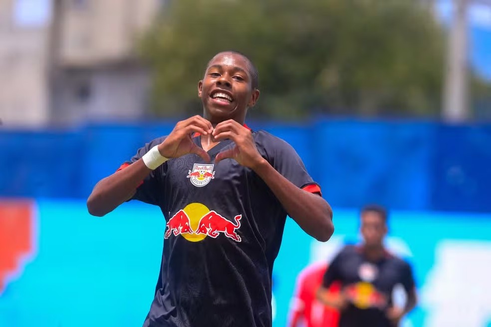 Pedro Castro, da base do Red Bull Bragantino — Foto: Fernando Roberto/Red Bull Bragantino