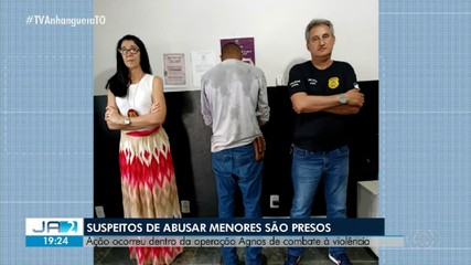 Suspeitos de abusar de menores são presos no interior do Tocantins