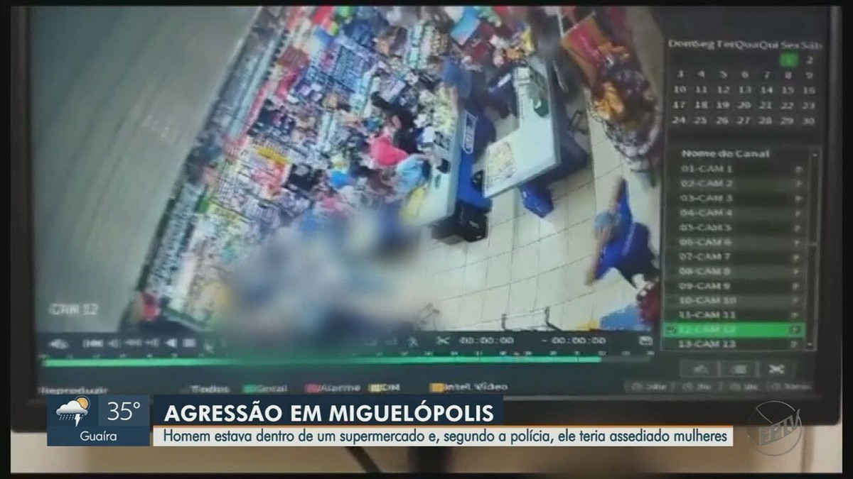VIDÉO : Un homme est attaqué dans un supermarché de Miguelópolis, SP, soupçonné d’avoir harcelé des femmes |  Ribeirão Preto et Franca