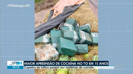 Suspeitos apreendido com grande quantidade de droga passam por audiência de custódia