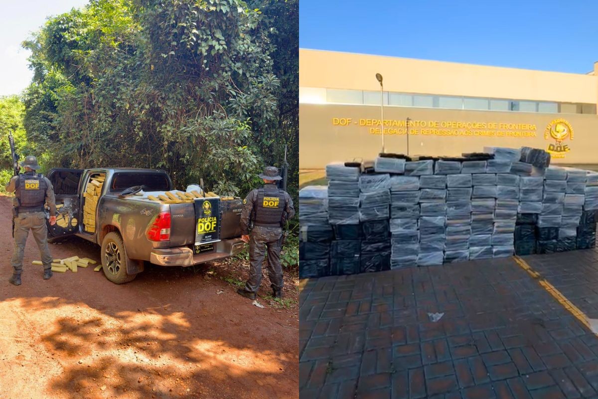 DOF apreende quase 4 toneladas de maconha durante duas operações em Dourados 