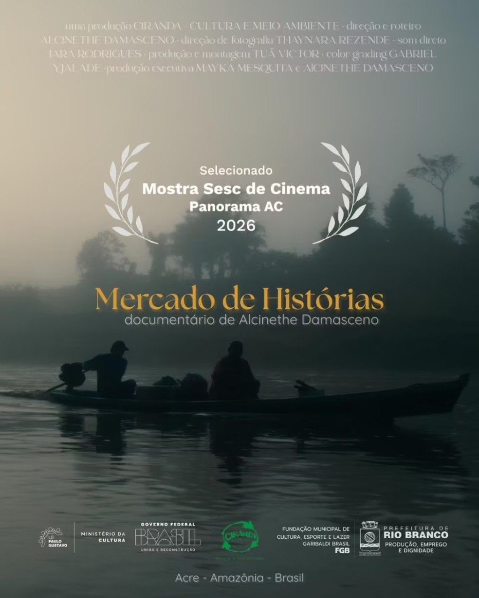Os curtas-metragens acreanos “Mercado de Histórias” e “Veriana” estão entre as 52 produções selecionadas para a IX Mostra Sesc de Cinema. — Foto: Danto Freitas