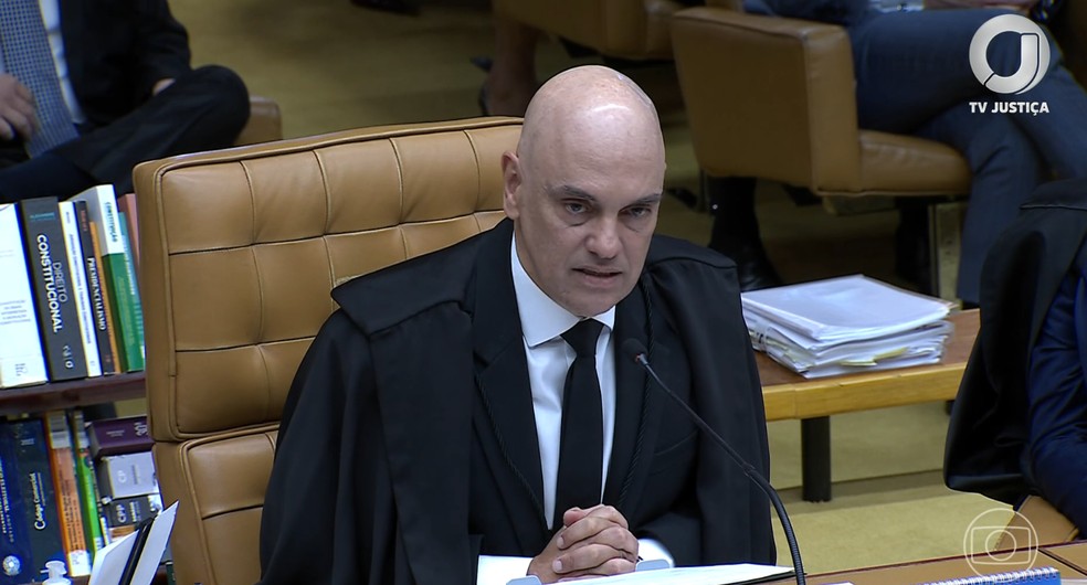 Ministro Alexandre de Moraes — Foto: Reprodução/TV Globo
