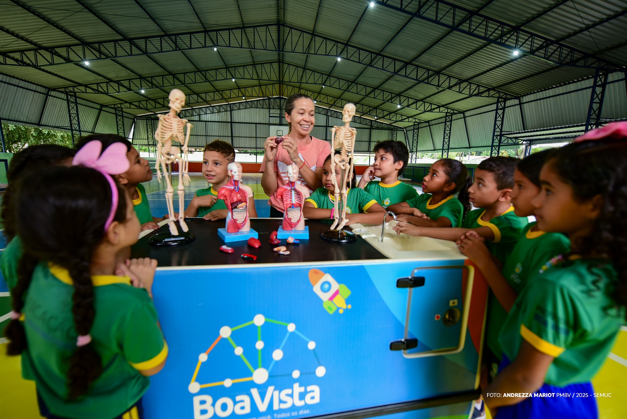 Laboratório Didático Móvel leva inovação para aulas de Educação Física