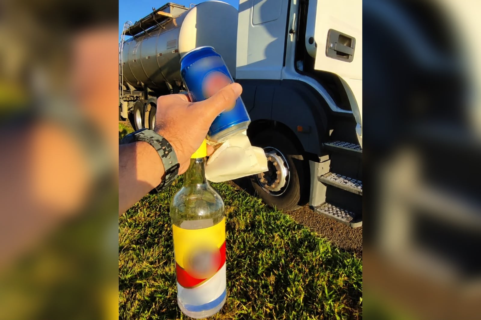 Caminhoneiro é preso por dirigir embriagado e trafegar em zigue-zague em rodovia de Itapeva