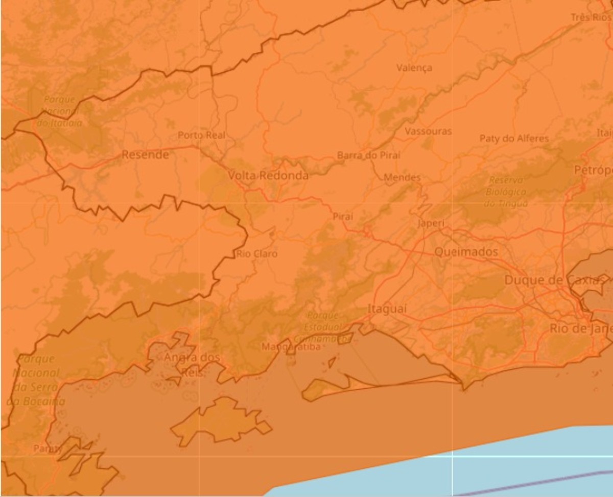INMET emite alerta de tempestade para cidades do Sul do Rio e Costa Verde 