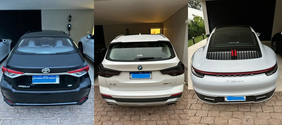 PF apreende carros de luxo durante operação em cidades de SP — Foto: Polícia Federal/Divulgação