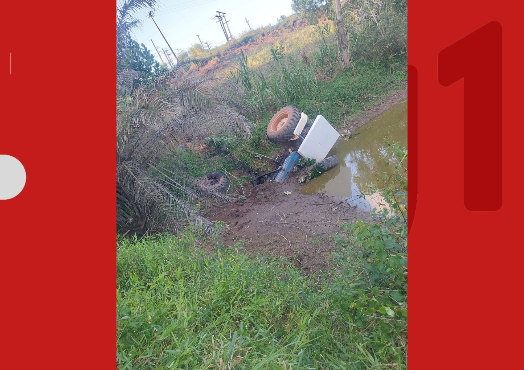Homem morre após cair em represa dentro de trator na Bahia
