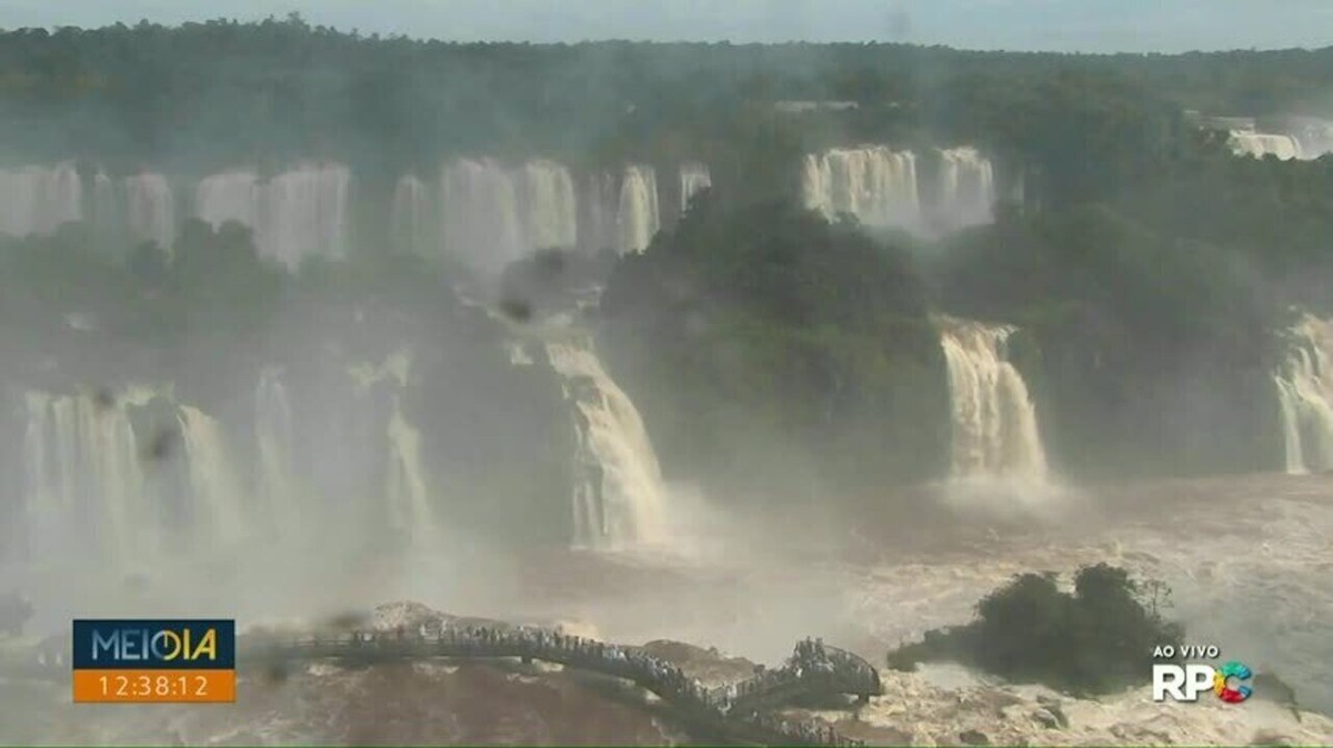 Primeiro Vídeo: Vazão das Cataratas do Iguaçu 5 vezes acima da média n