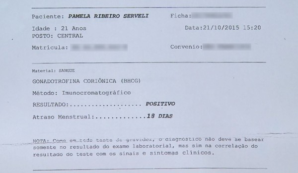 Gonadotrofina discount corionica positivo