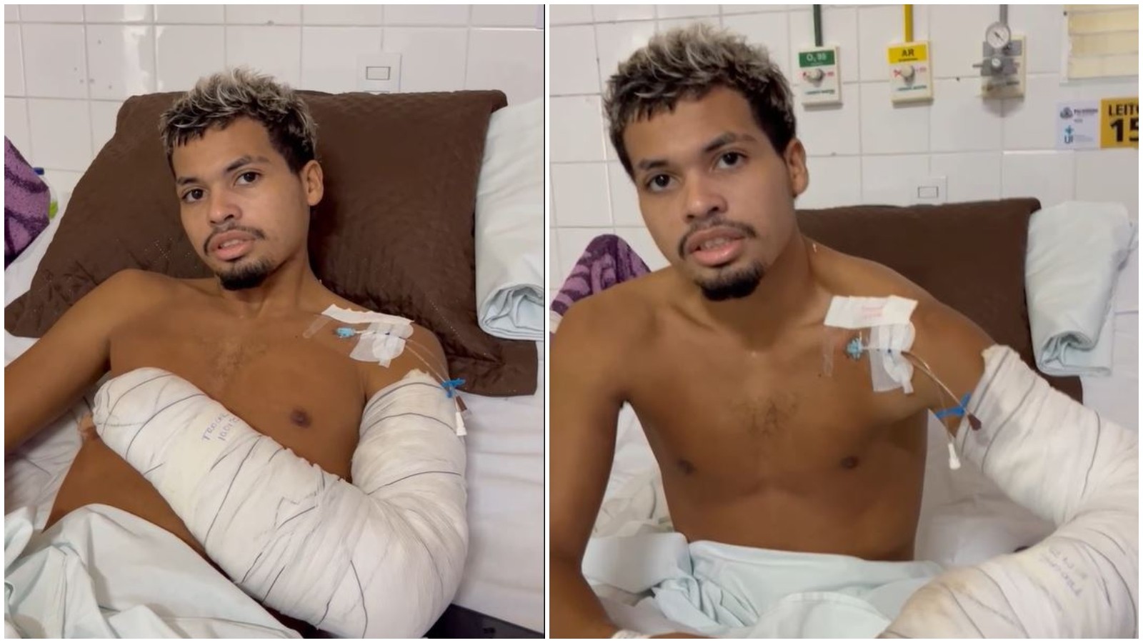 Jovem que sobreviveu em acidente que matou motociclista continua internado e aguarda novas cirurgias