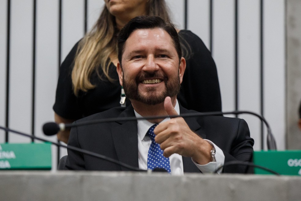Romeu Aldigueri é eleito presidente da Assembleia Legislativa do Ceará — Foto: Davi Rocha/SVM