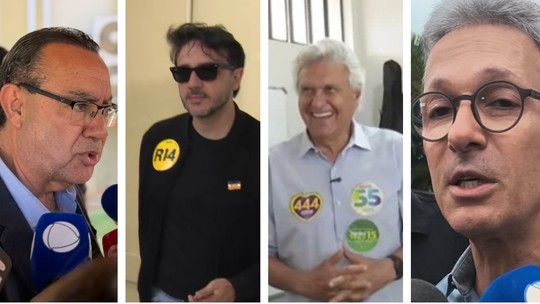 Cury, Renan, Caiado e Zema falam sobre apoio no 2º turno