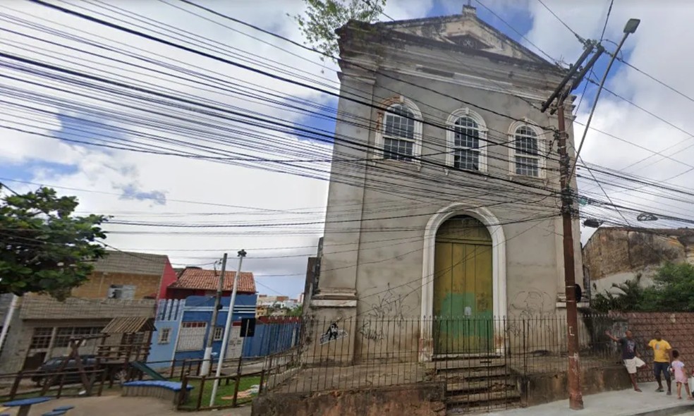 Imagem foi furtada da Igreja do Santo Antônio Além do Carmo, em Salvador — Foto: Google Maps