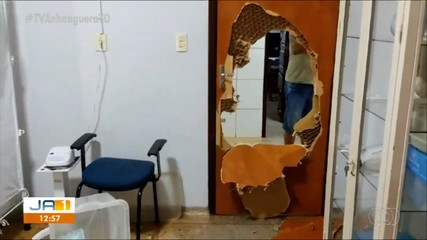 Veja como ficou unidade de saúde invadida por criminosos que mataram homem