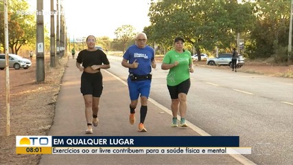Exercícios ao ar livre contribuem para saúde física e mental