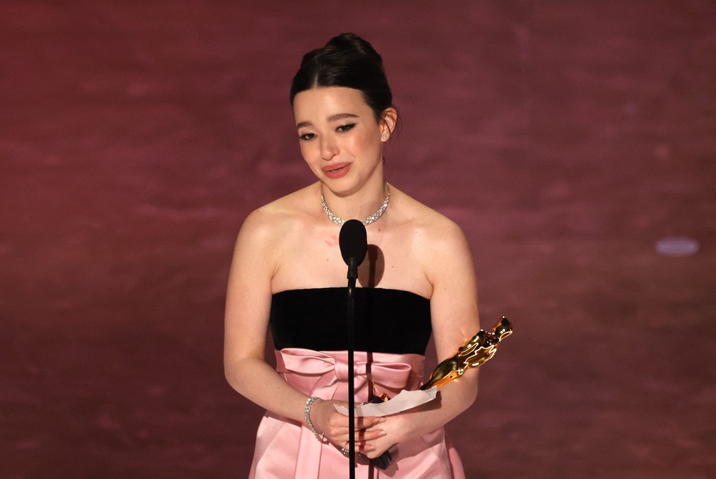 Mikey Madison ganhou Oscar de melhor atriz' &mdash; Foto: Carlos Barria/Reuters