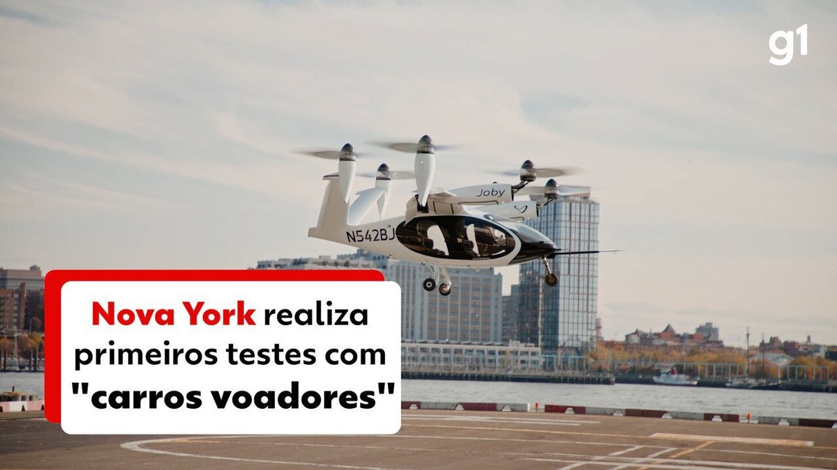 VÍDEO: como foram os primeiros testes de 'carros voadores' em Nova York