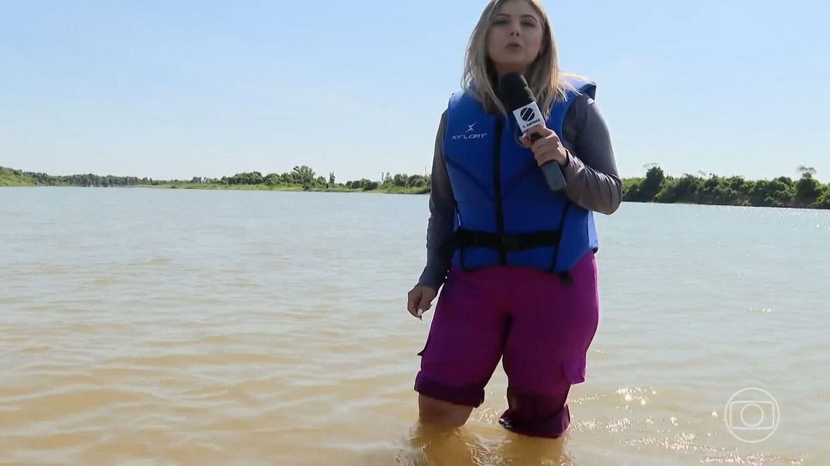 No Pantanal, água do Rio Paraguai atinge o nível mais baixo em quase 60 anos | Jornal Nacional