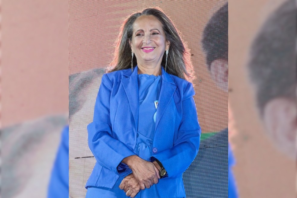 Prefeita de Dracena (SP), Geni Lobo — Foto: Reprodução