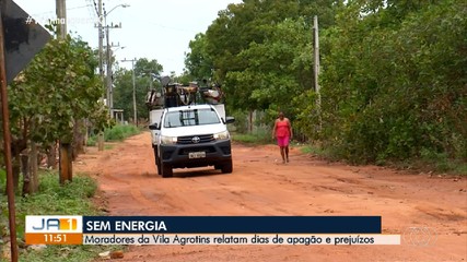 Moradores reclamam da falta de energia na Vila Agrotins