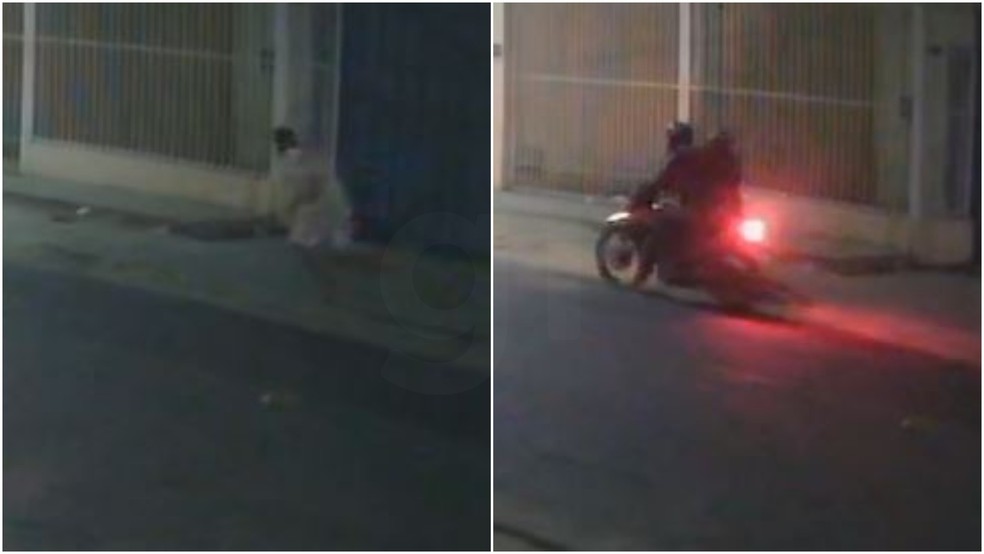 Jovem de 21 anos foi perseguido e morto por dois homens em uma moto na Avenida Engenheiro Leal Lima Verde, em Fortaleza. — Foto: Reprodução