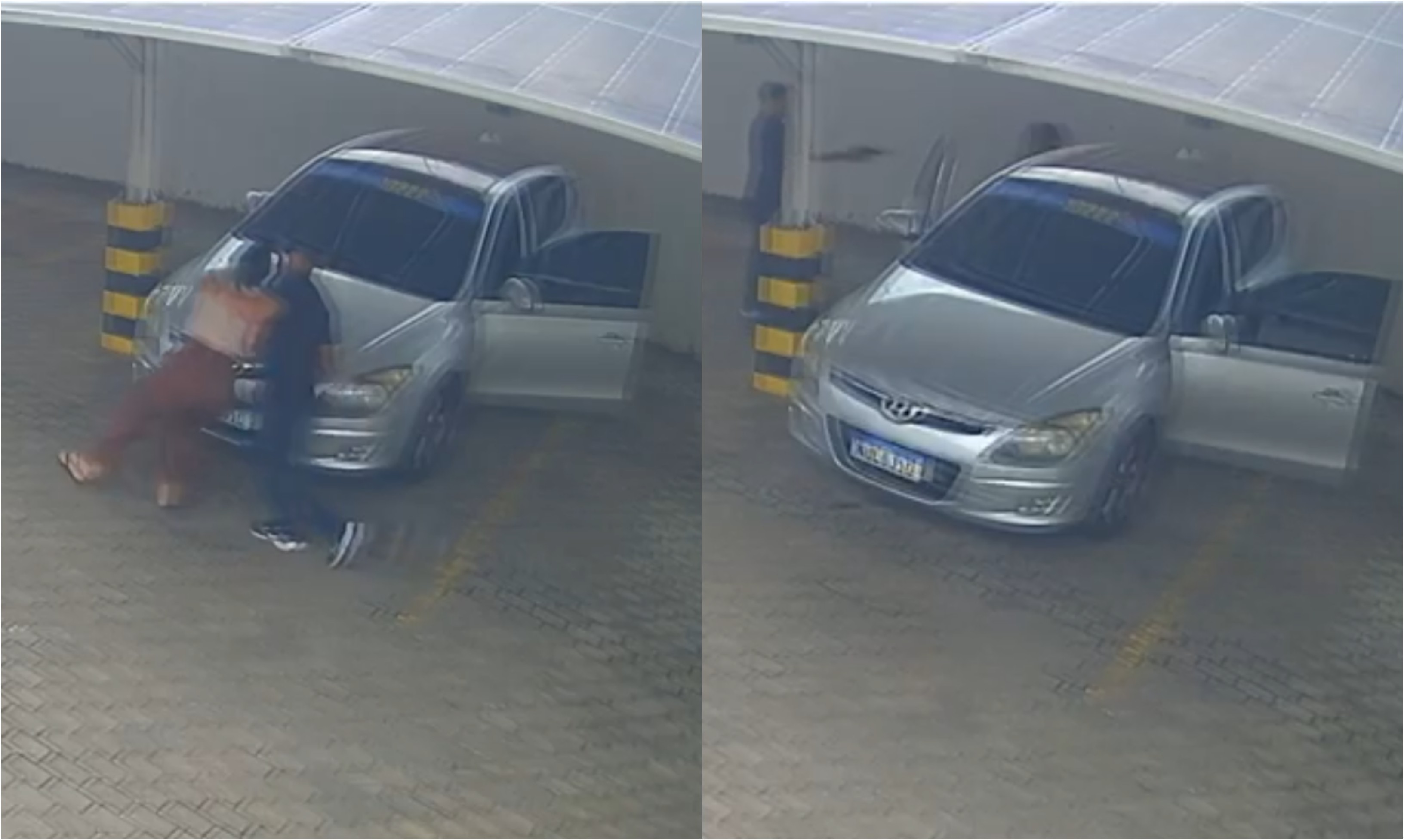 VÍDEO mostra momento em que mulher é morta a tiros em estacionamento de clínica