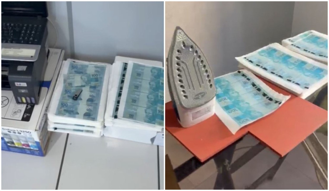 Mais de R$ 84 mil em notas falsas são apreendidos em fábrica clandestina no interior de SP