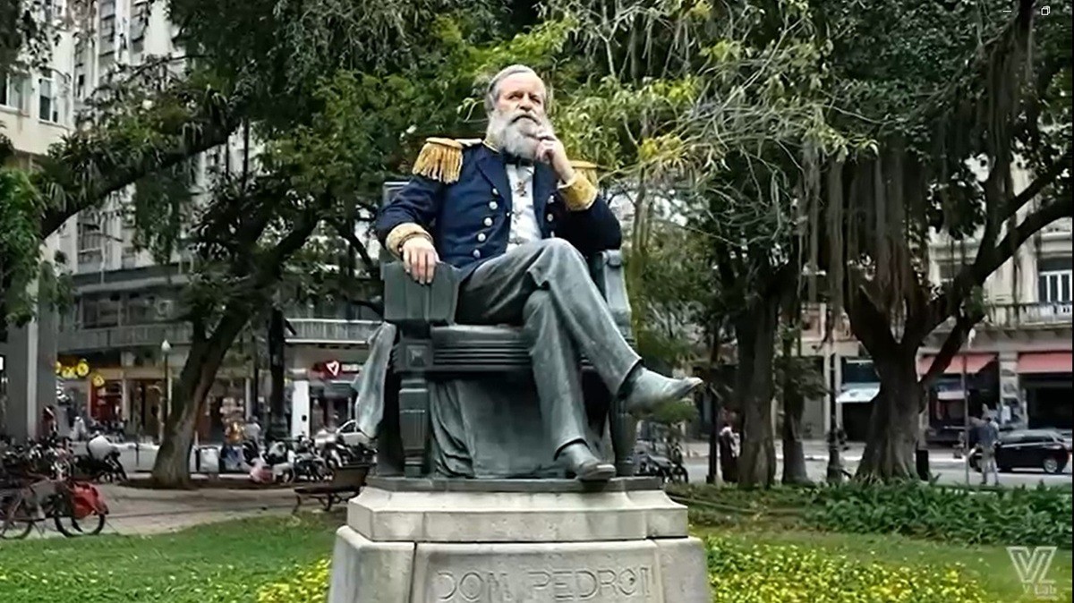 Vídeo com D. Pedro II recriado por IA impulsiona campanha por supercomputador em Petrópolis