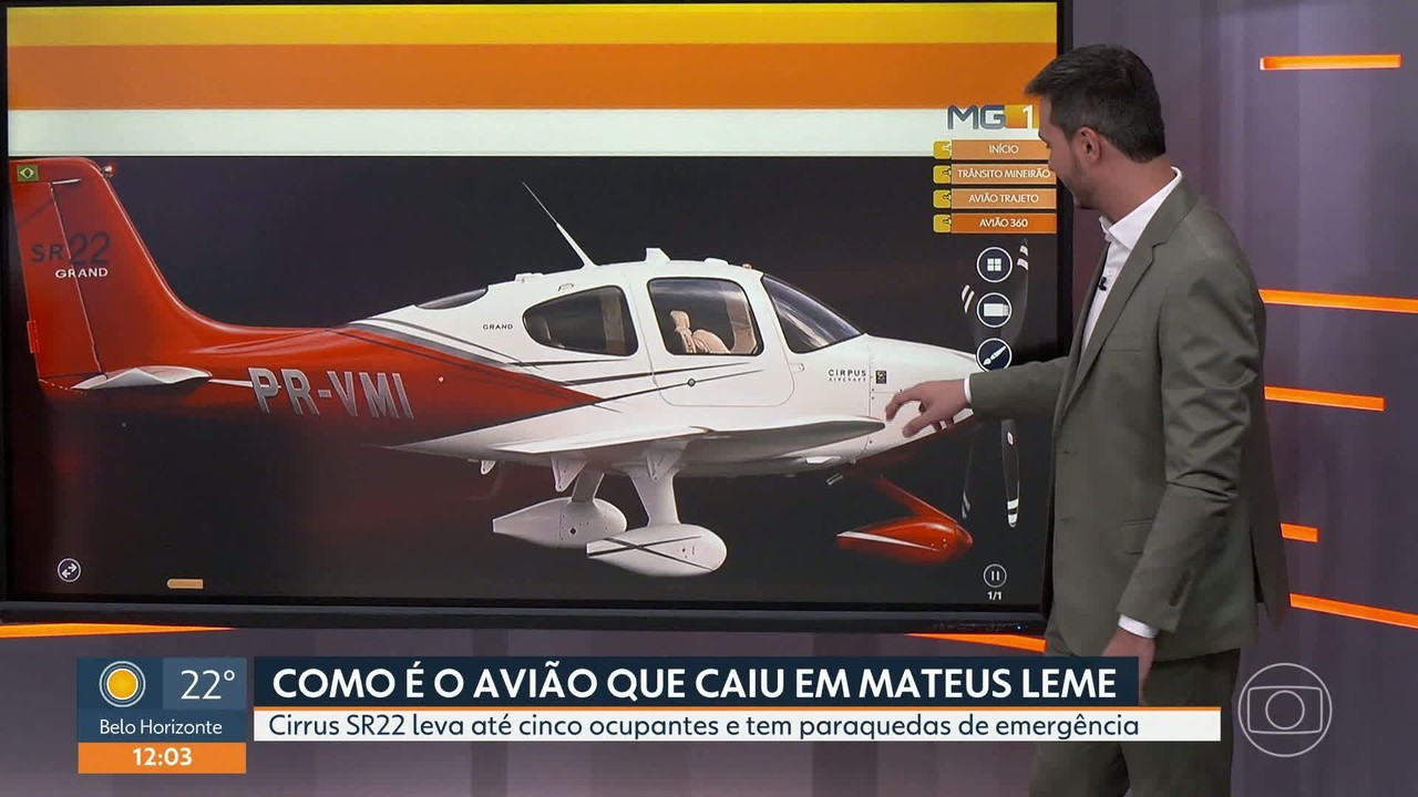 Entenda como funciona o paraquedas que reduziu a velocidade da queda de avião na Grande BH