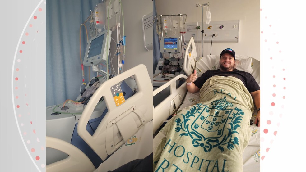 Capixaba vai a Recife e doa medula para paciente com linfoma não Hodgkin. Espírito Santo — Foto: Arquivo pessoal